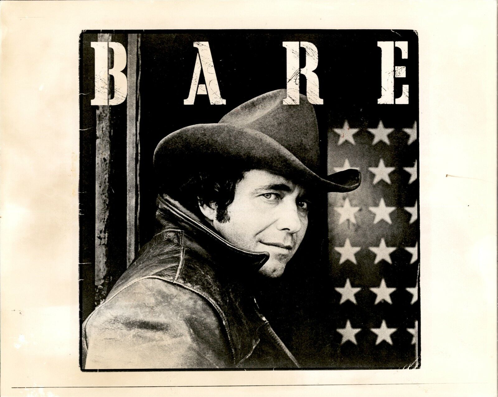 LG935 1978 Orig Photo BOBBY BARE Handsome American Outlaw Country Music Singer