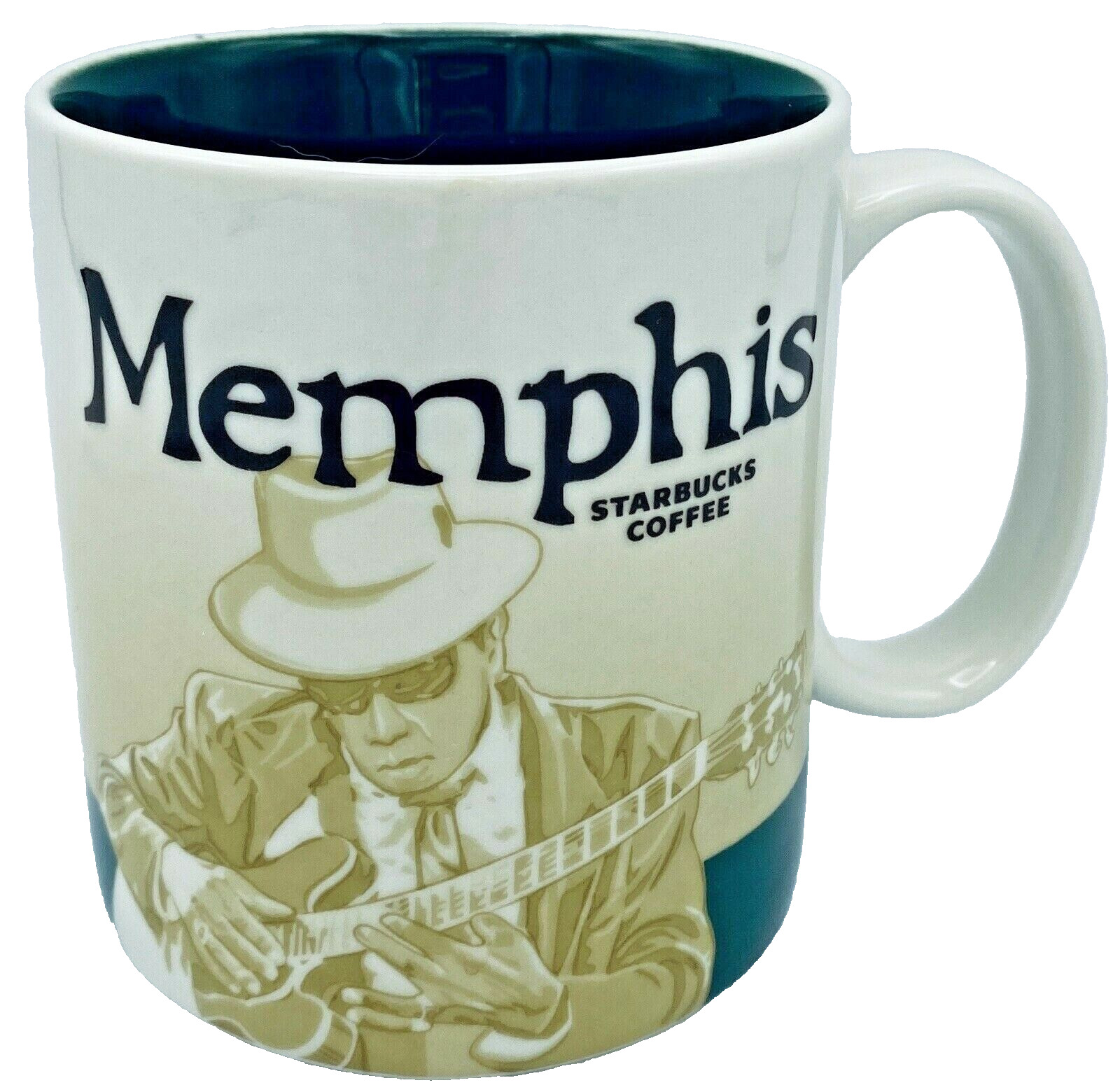 Starbucks Coffee Mug Memphis Tennessee 16 Fl Oz Cup 2011 Global Icon City Series