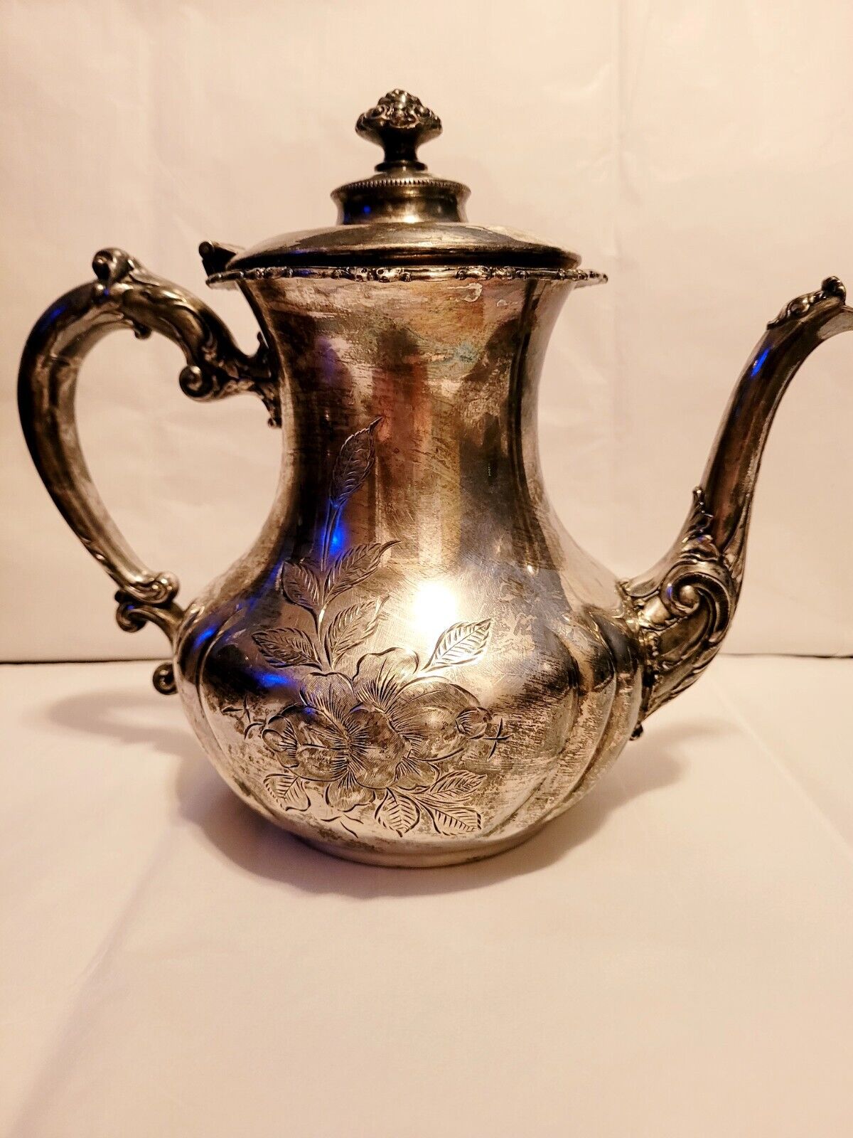 The Monarch Silver CO teapot