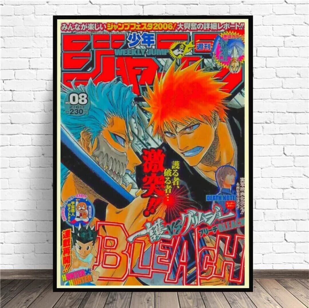 Manga Style canvas wall art Anime Bleach Poster