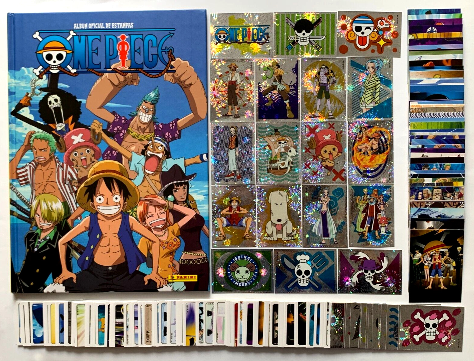 2020 ALBUM ONE PIECE Hard Cover + FULL SET 212/212 + CARDS 50/50 MEXICO Edition