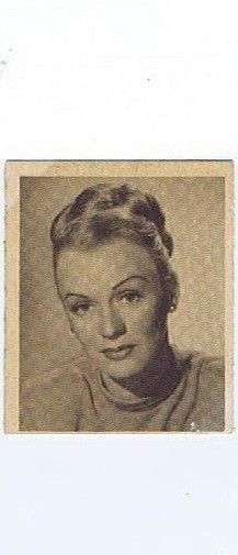 1948 Bowman America's Favorite Screen Stars Card, Eve Arden #28, nice