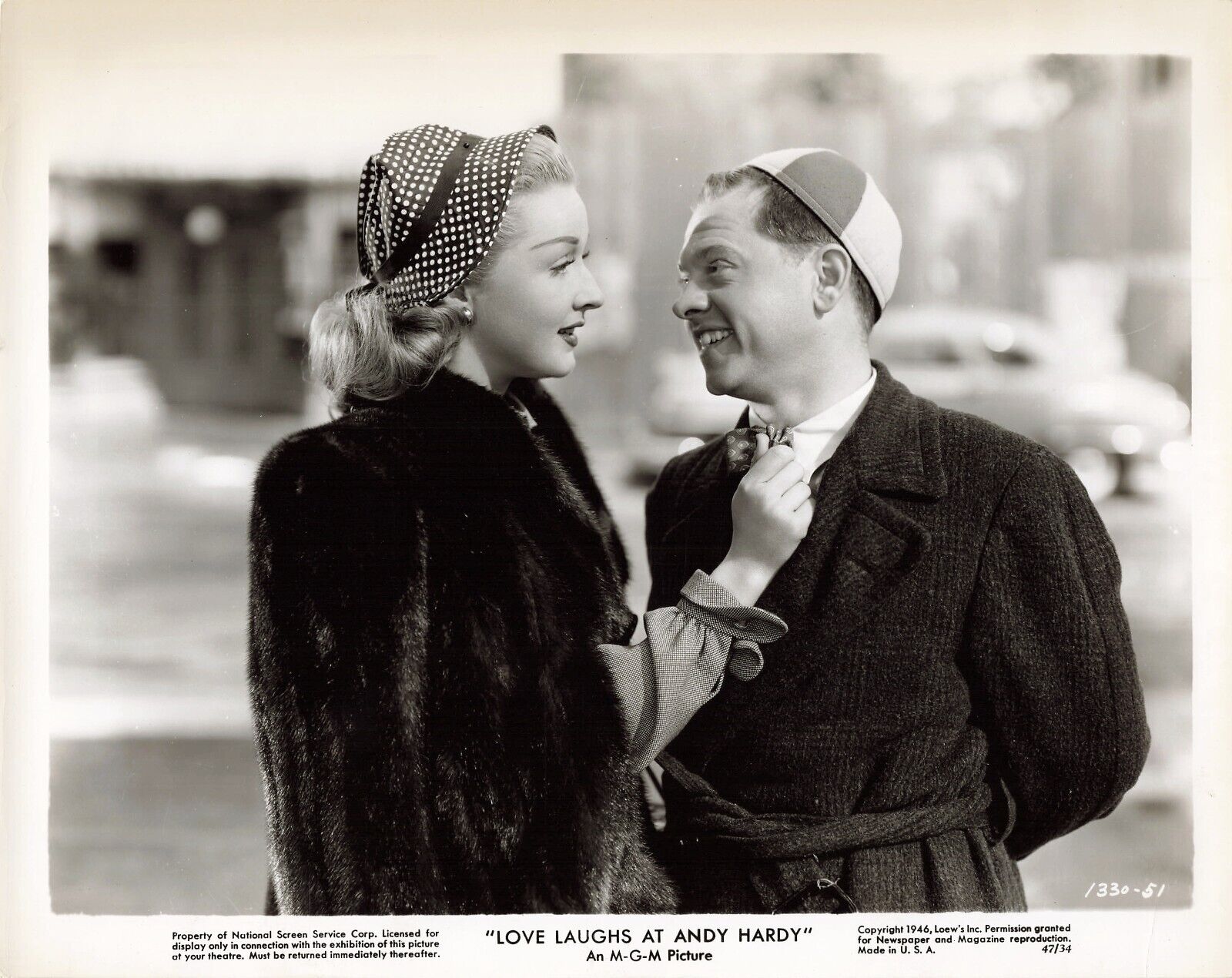 Bonita Granville Mickey Rooney 1946 Movie Photo Love Laughs at Andy Hardy *P132b