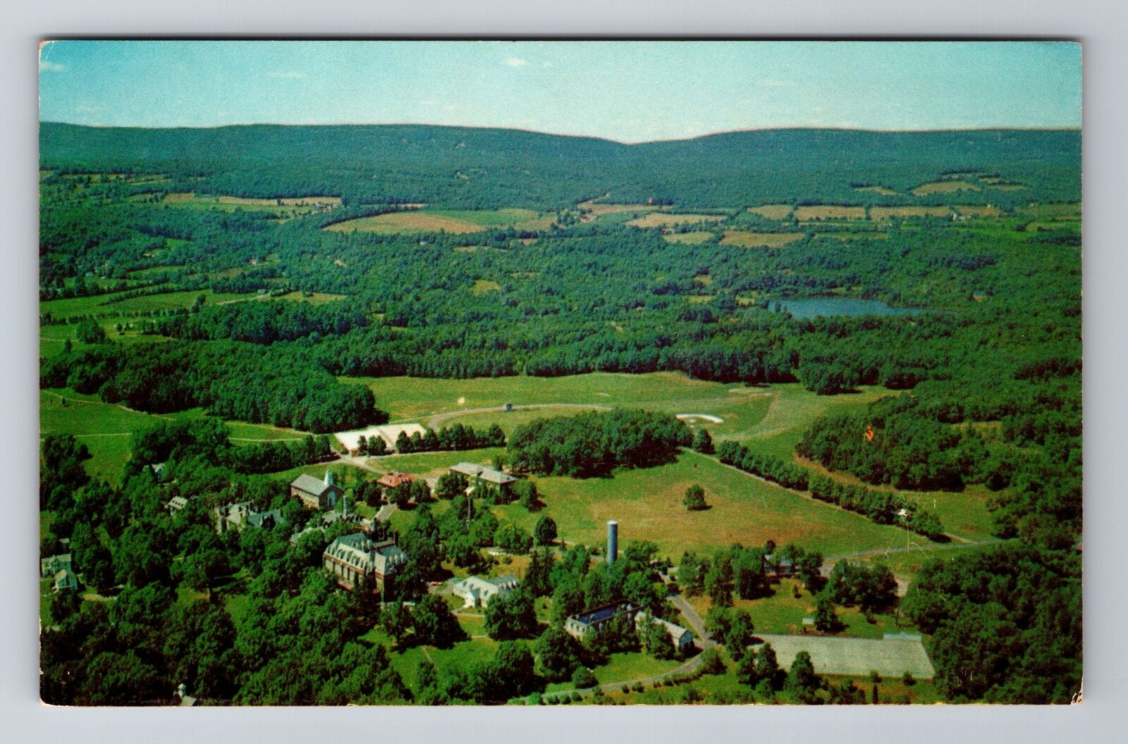 Blairstown NJ-New Jersey, Blair Academy, Antique Vintage Souvenir Postcard