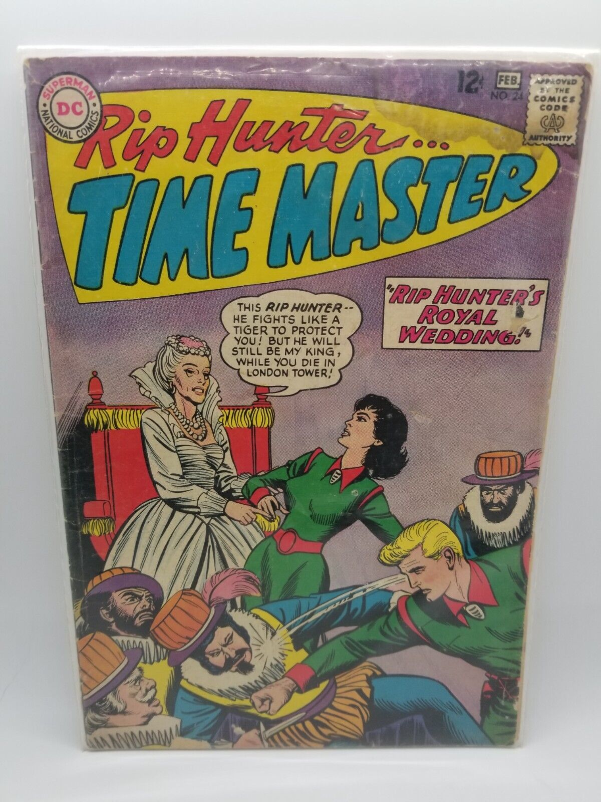 RIP HUNTER TIME MASTER #24 1965 DC Comics