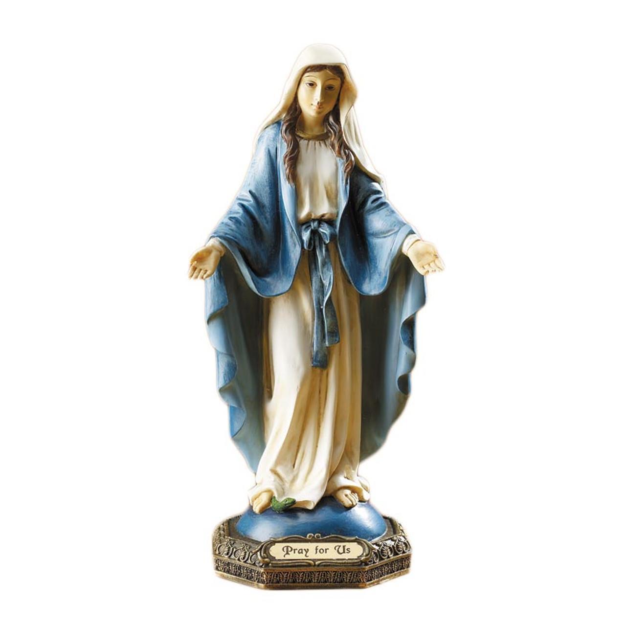 Hartland Our Lady of Grace Plastic Madonna 9 Inch Virgin Mary Statue Figure