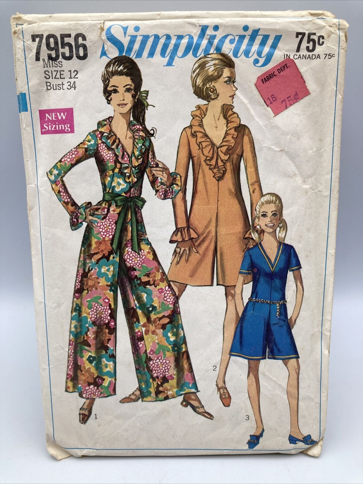 Vintage Lot of 10 Simplicity Sewing Patterns 1966-1969 Misses’ Sizes 12-18