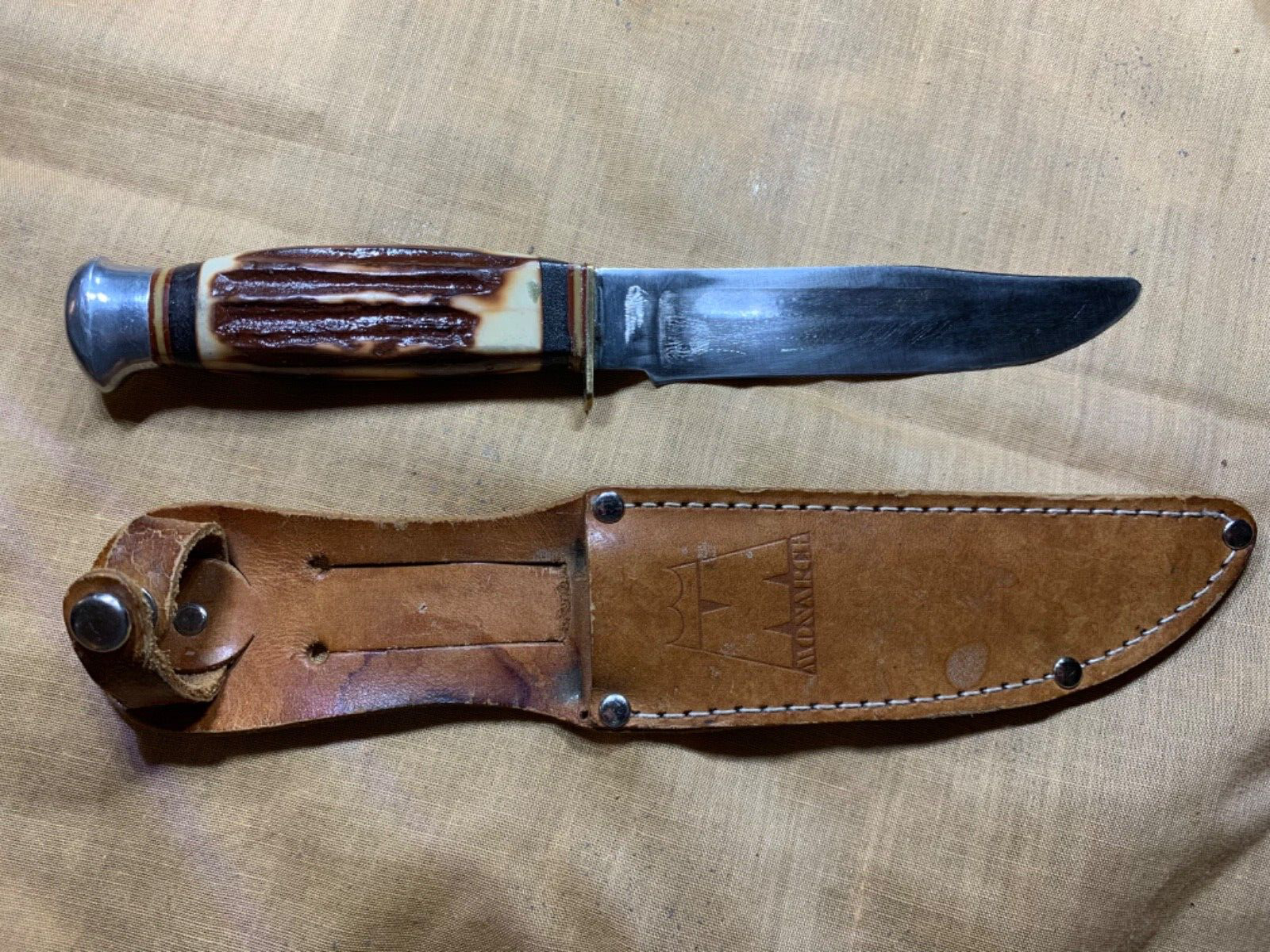 Vintage Monarch Model 2121 Hunting Knife w/Sheath
