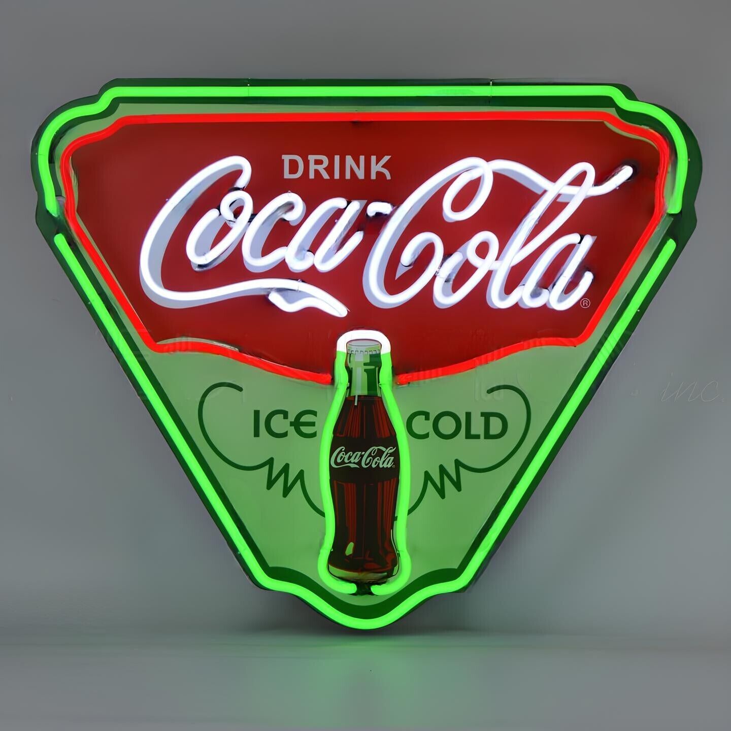 Drink Coca Cola Ice Cold Neon Light Sign 19\