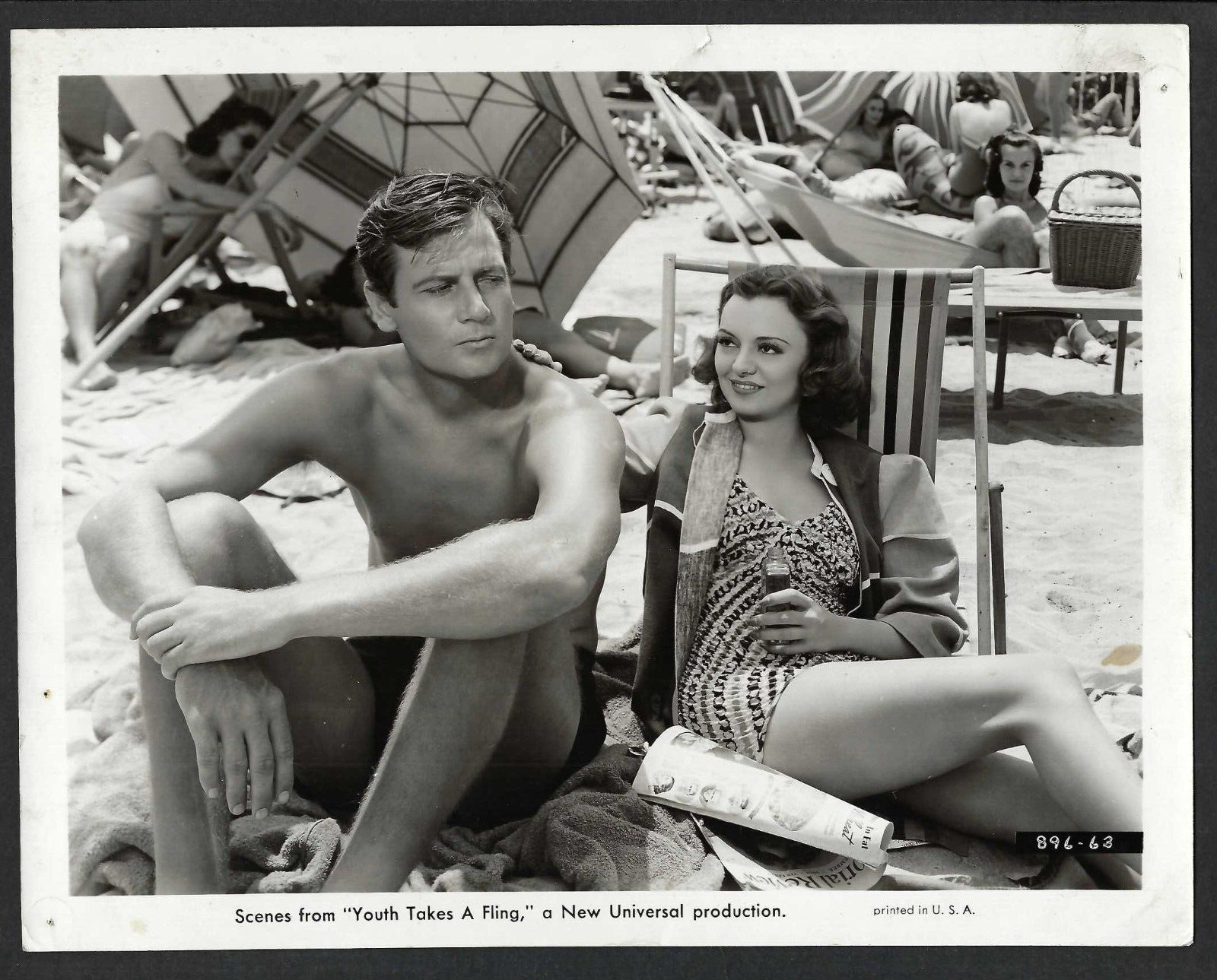 Andrea Leeds + Joel Albert McCrea VINTAGE 1938 ORIGINAL PHOTO