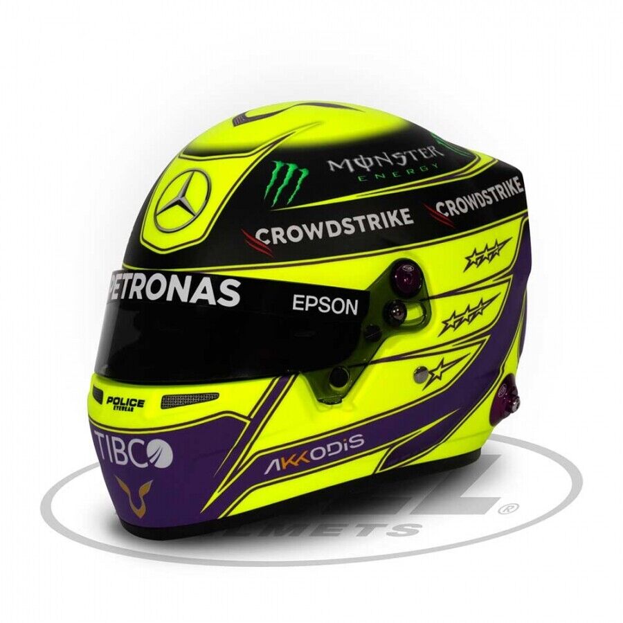 2022 Lewis Hamilton Mercedes AMG 1:2 Scale Replica Helmet