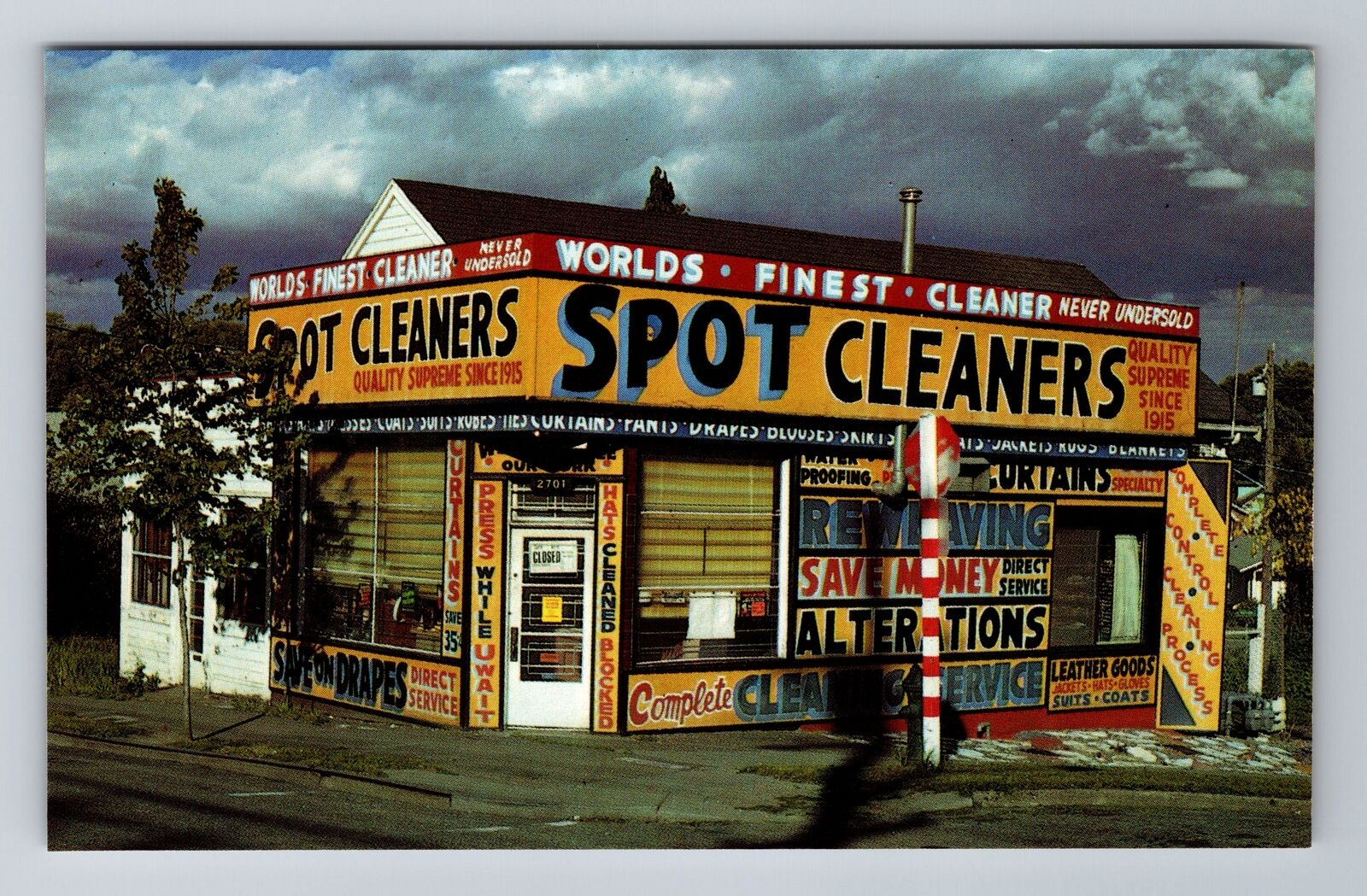 Seattle WA-Washington, Spot Cleaners, Antique, Vintage Postcard