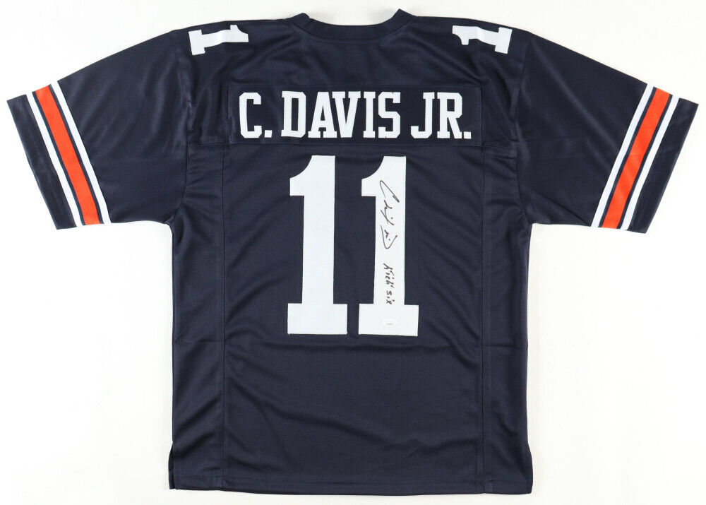 Chris Davis Jr. Signed Jersey Inscribed \