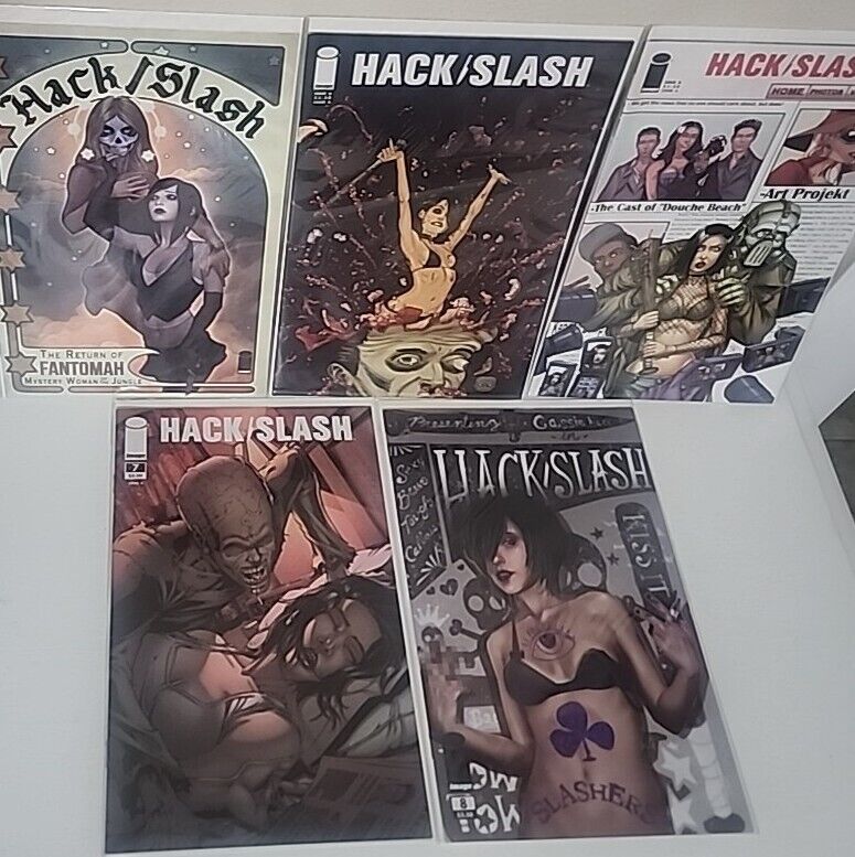 HACK/SLASH Issues 2+ 5-8 With Variants. Image Comics VF To NM Rare