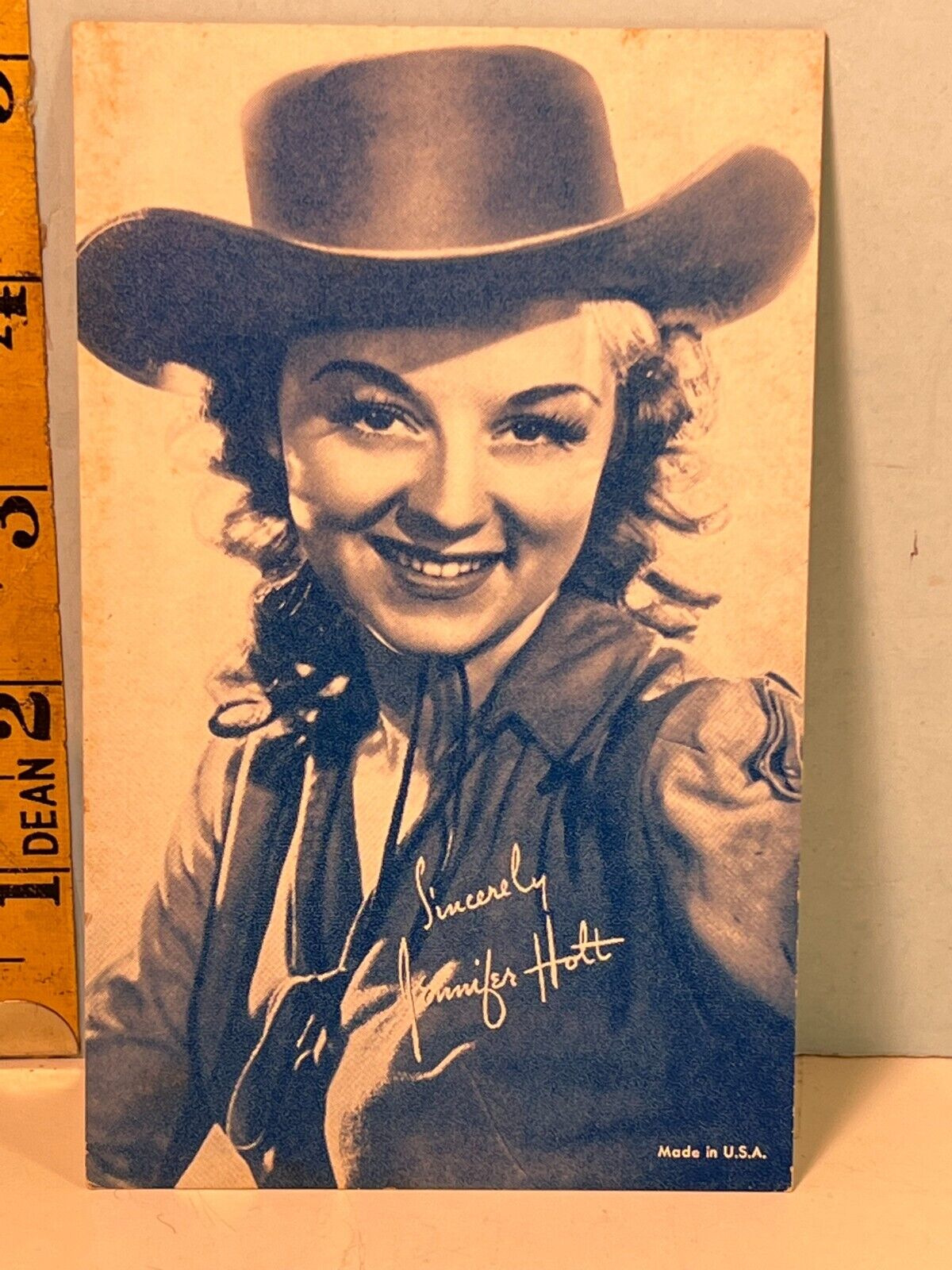 1947-66 Exhibit Card Pinup Cowgirl Jennifer Holt