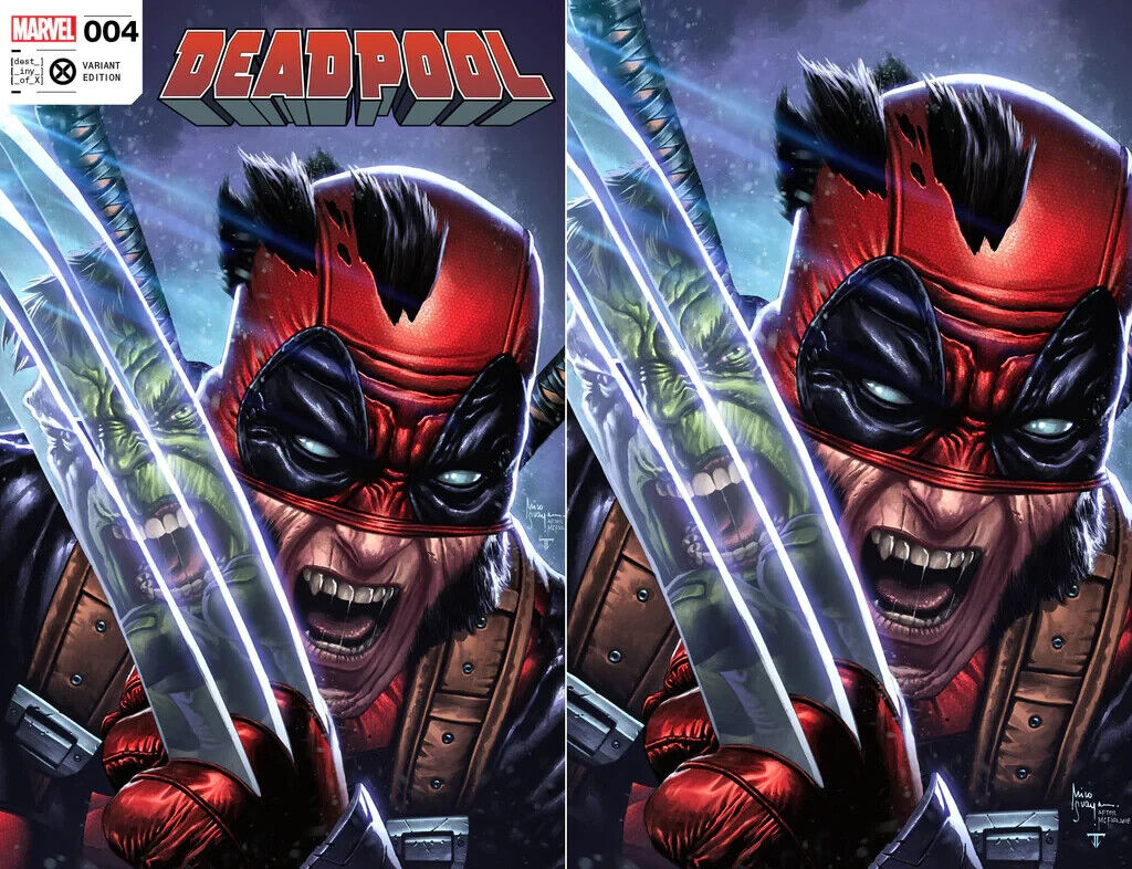 Deadpool #4 Mico Suayan Variant Cover Set (A&B) Marvel Comics