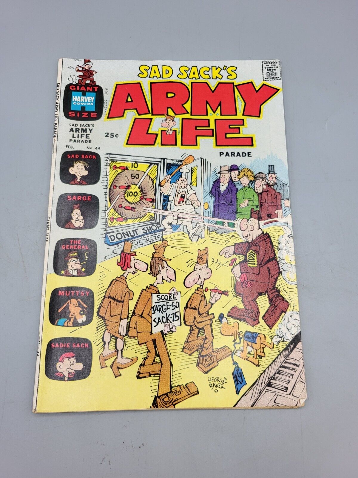 Sad Sack Army Life Parade #44 Feb 1973 In Homecoming Illustrated Harvey Comic
