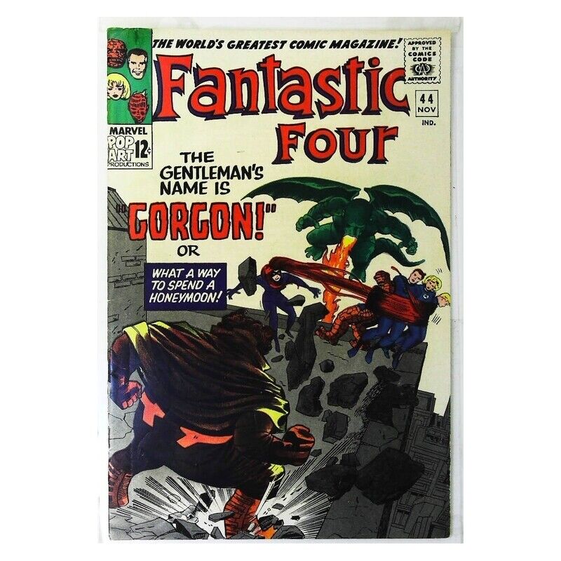 Fantastic Four (1961 series) #44 in Very Fine minus condition. Marvel comics [o&