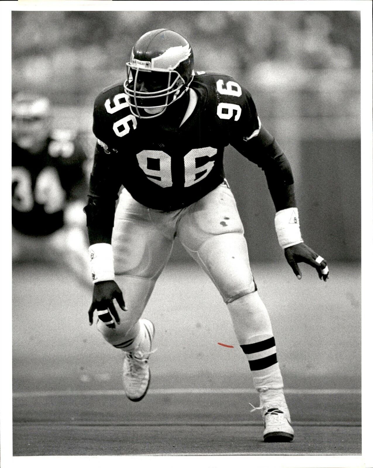 LG929 1987 Original Ron Vesely Photo CLYDE SIMMONS Philadelphia Eagles Football