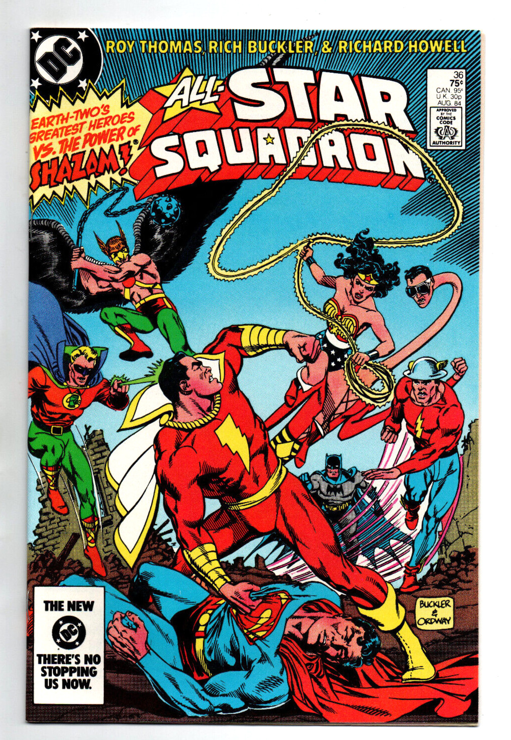 All Star Squadron #36 & 37 - Superman vs Captain Marvel - 1984 - (-NM)