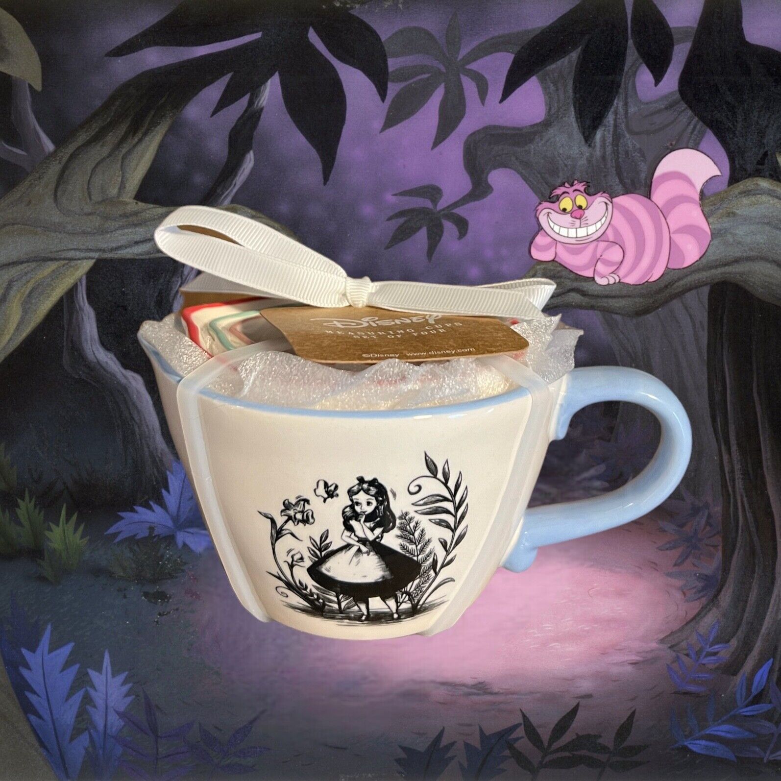 BRAND NEW Rae Dunn & Disney Alice in Wonderland Measuring Cups
