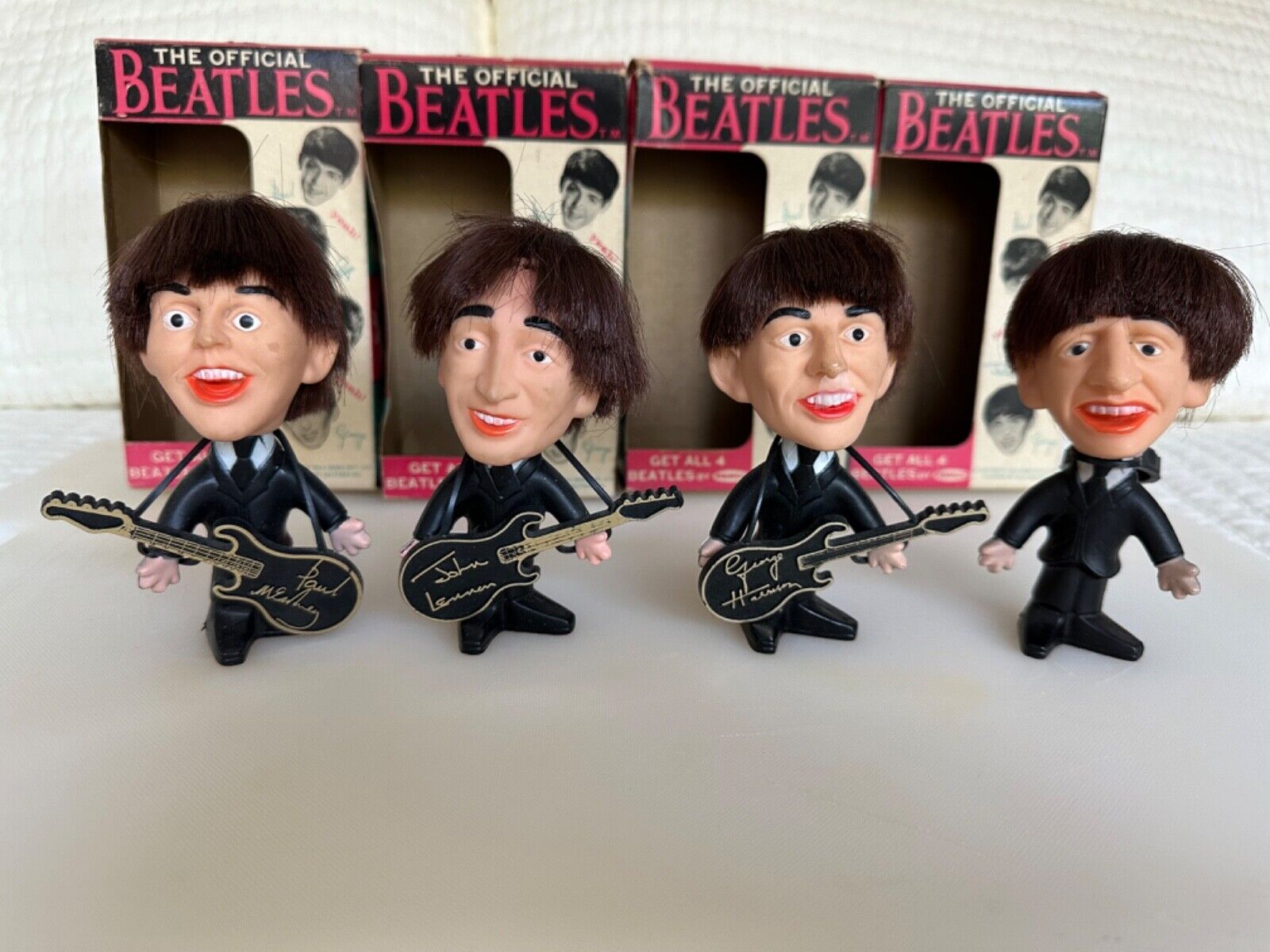 1964 remco beatles dolls in original boxes, one owner