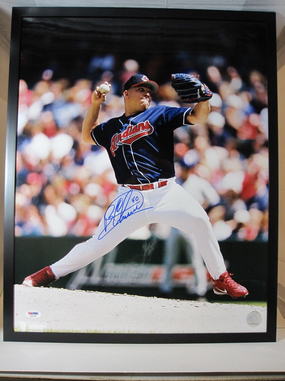 Signed & Framed - Bartolo Colon with PSA/DNA