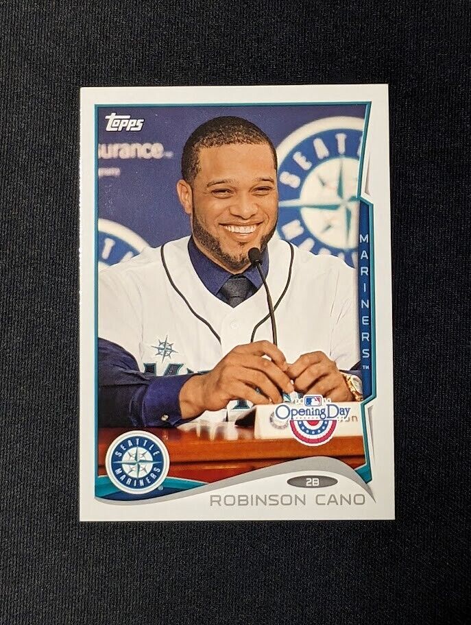 Robinson Cano 2014 Topps image variation opening day 195 rare SP SSP