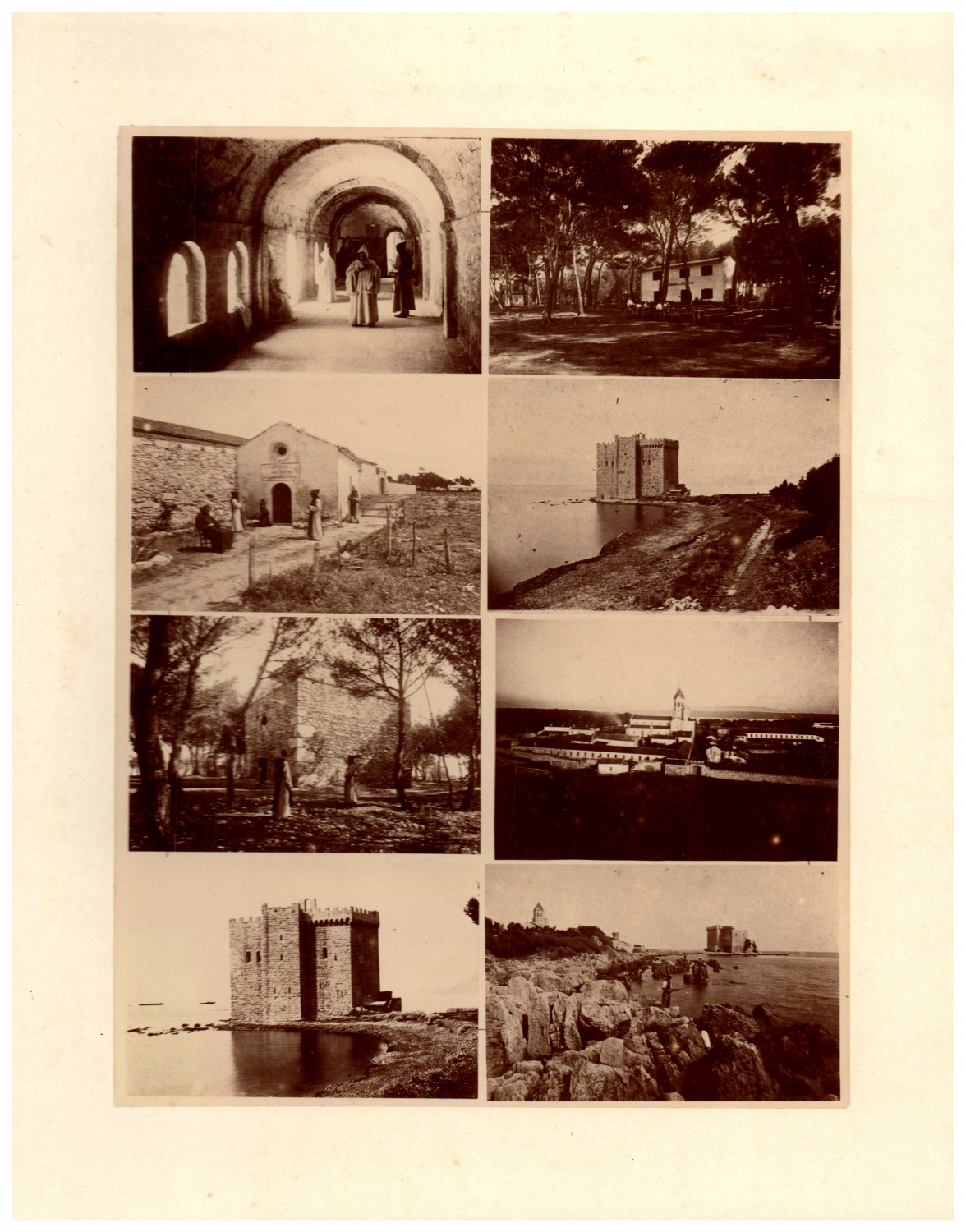 France, Cannes Vintage Print, Albumin Print 30x23.5 Circa 1880 <div 
