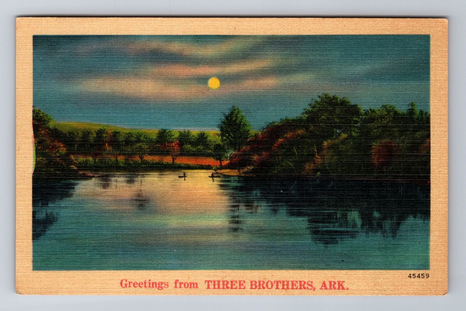Three Brothers AR-Arkansas, General Greetings, Antique, Vintage c1947 Postcard