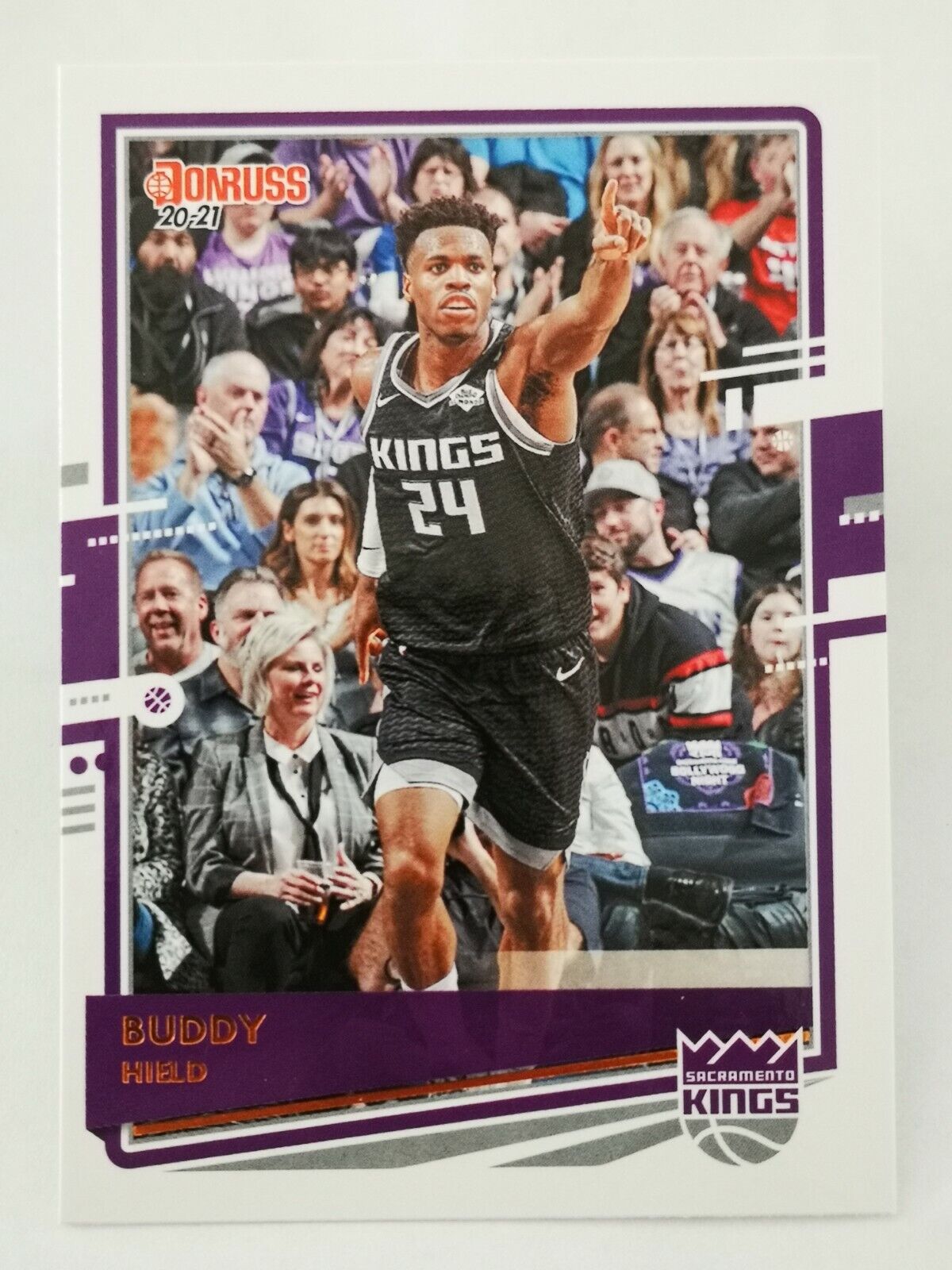2020-21 Donruss N14 NBA Trading Card Sandwiches #180 Sacramento Kings Buddy Hield