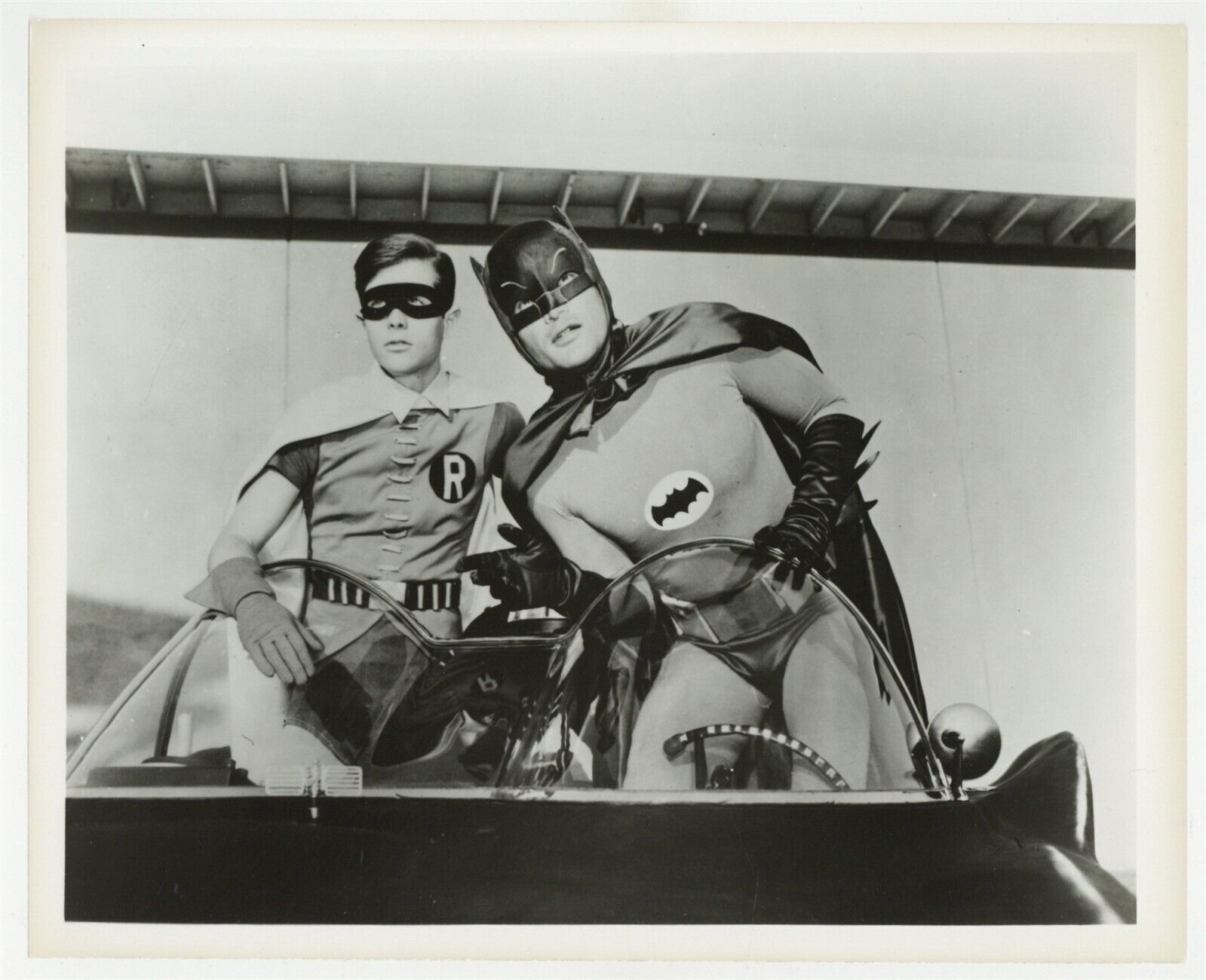 Batman TV Show 1966 Original Press Photo 8x10 Adam West, DC Robin Burt Ward ABC