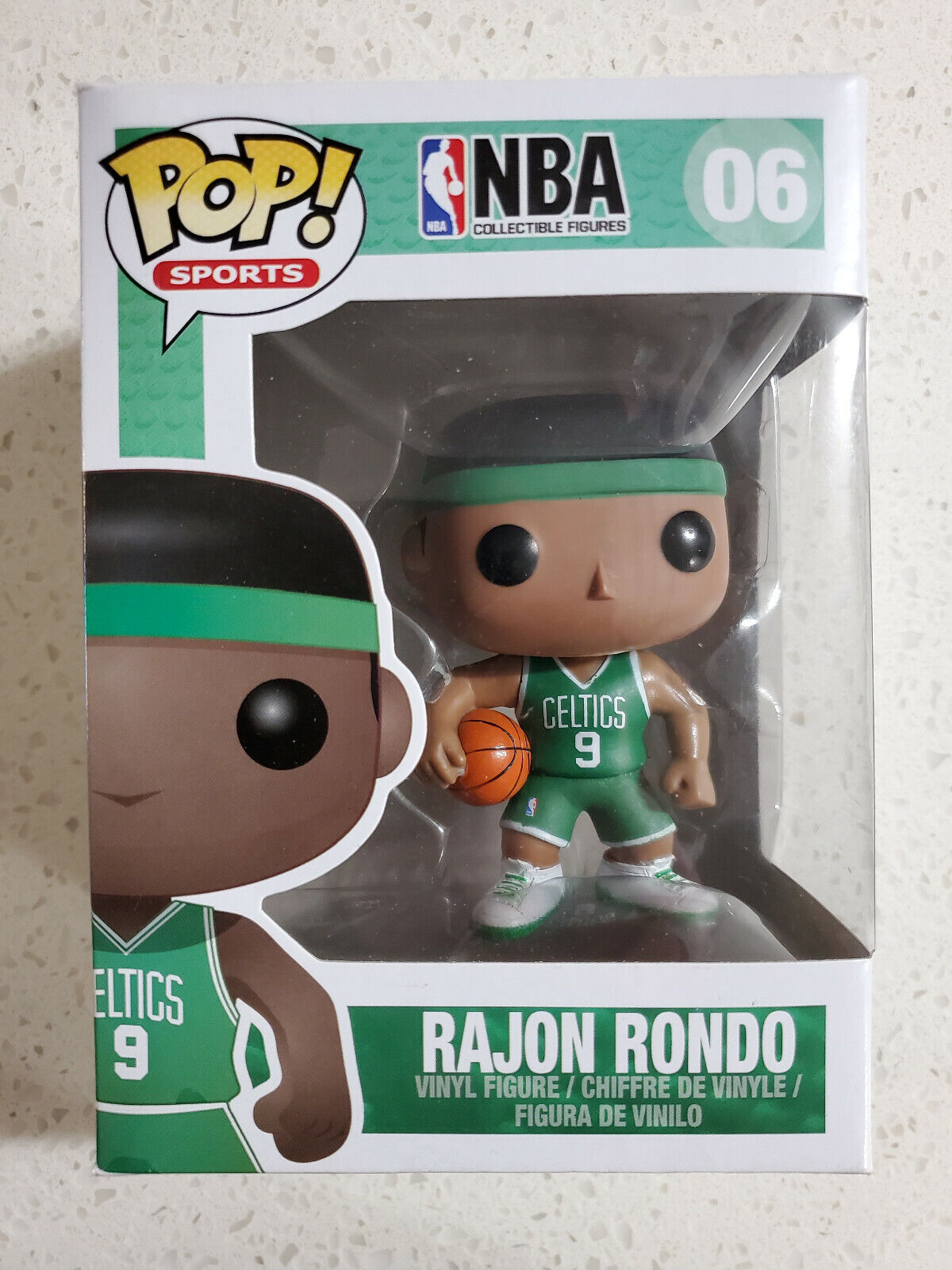 Funko Pop VAULTED Holy Grail #6 NBA Rajon Rondo Boston Celtics w/ Protector