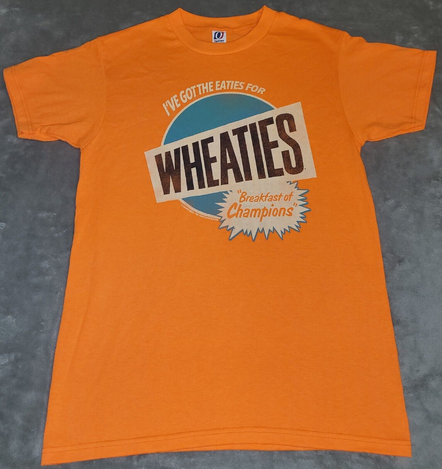 Vintage I've Got The Eaties For Wheaties T-Shirt Small Breakfast of Champions