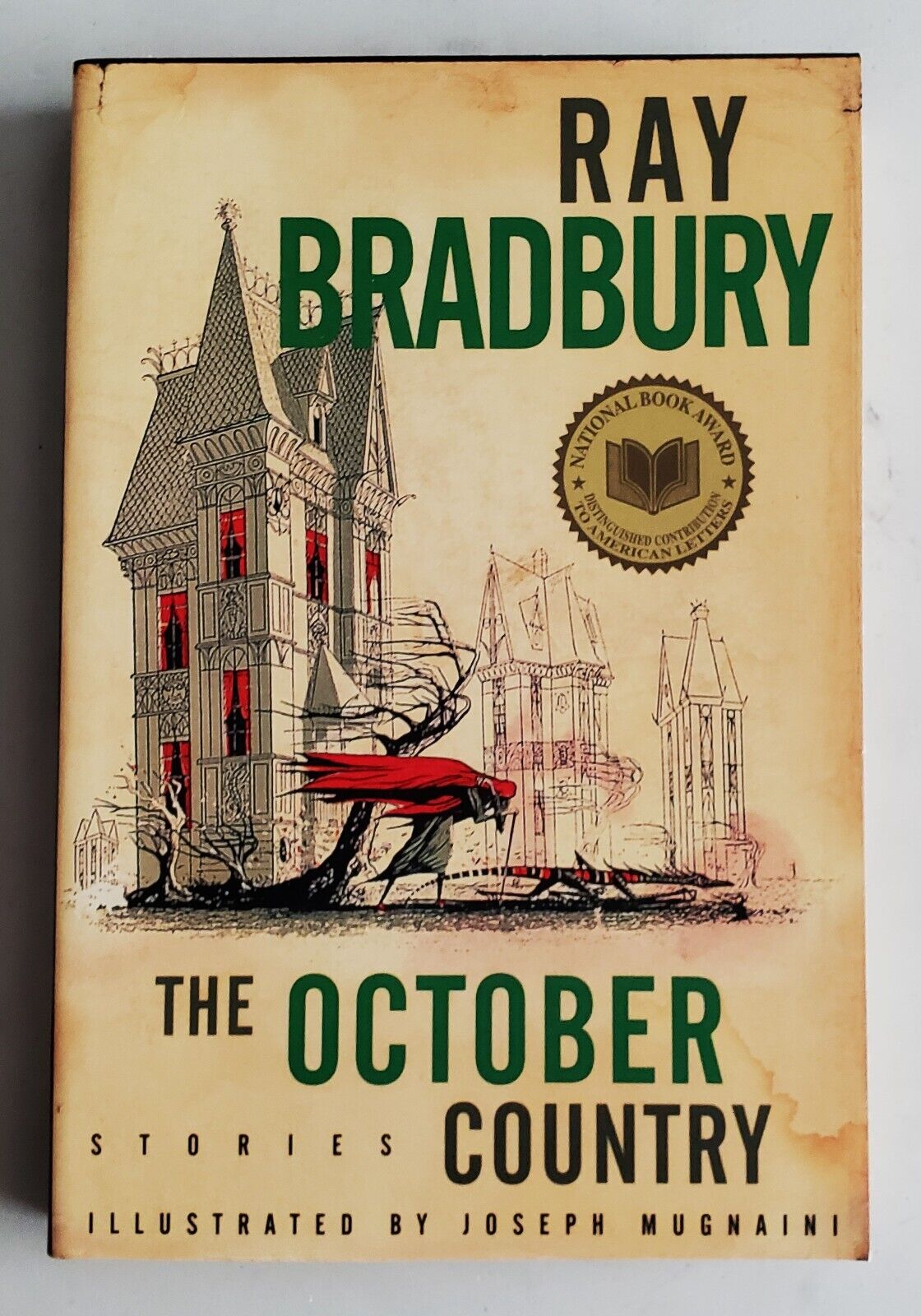 RAY BRADBURY The October Country SIGNED Joseph Mugnaini art paperback edition