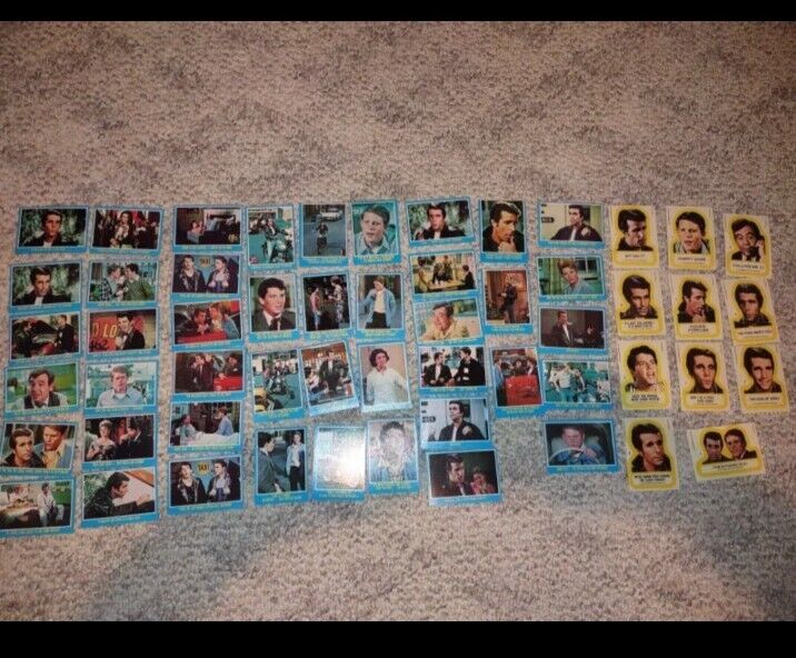 1976 Topps paramount Happy Days Trading Cards. 