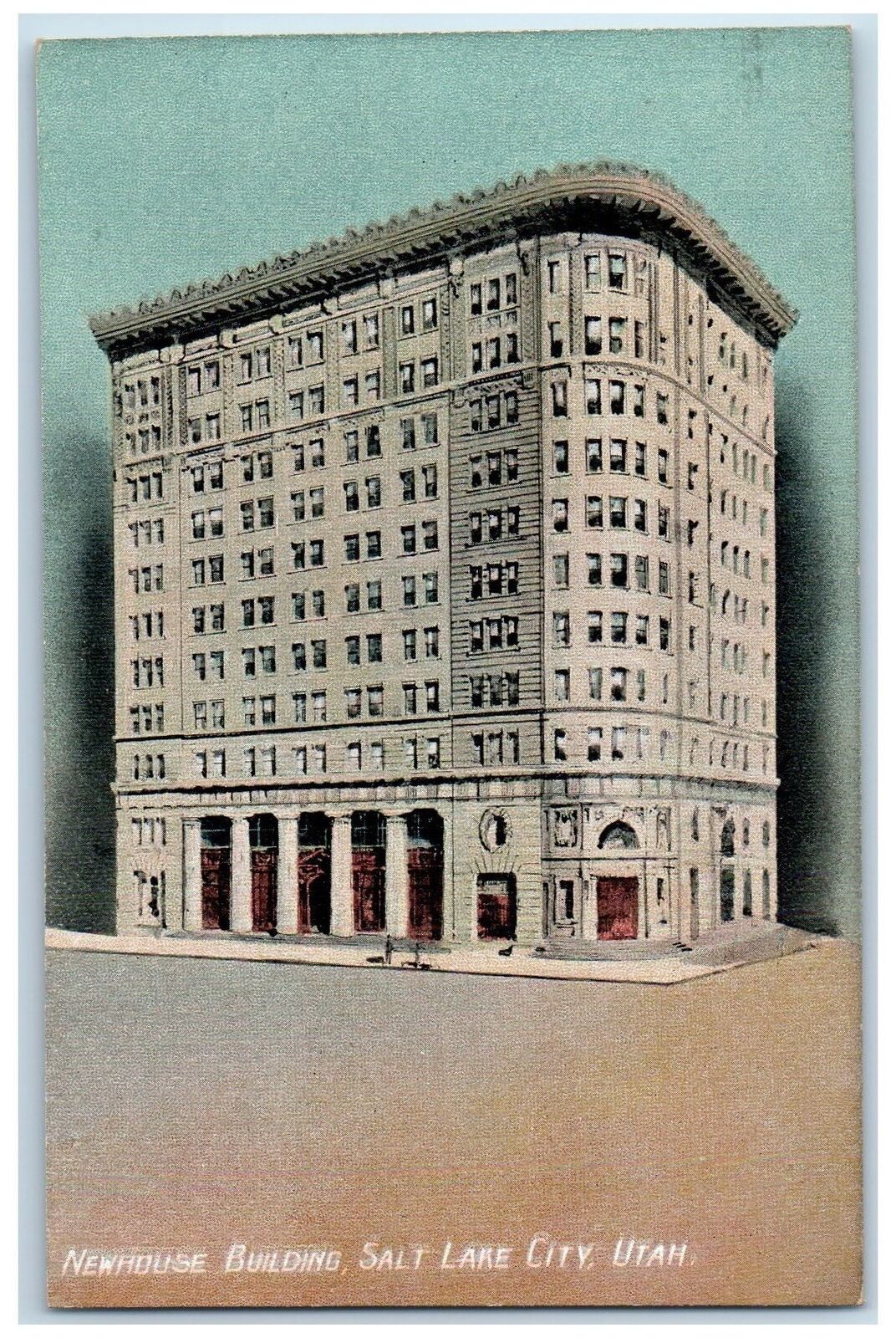 c1910\'s Newhouse Building Salt Lake City Utah UT Antique Unposted Postcard