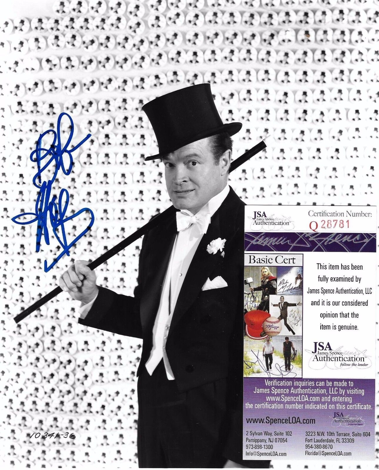 Signed Bob Hope OUTSTANDING Autographed 8x10 Photograph