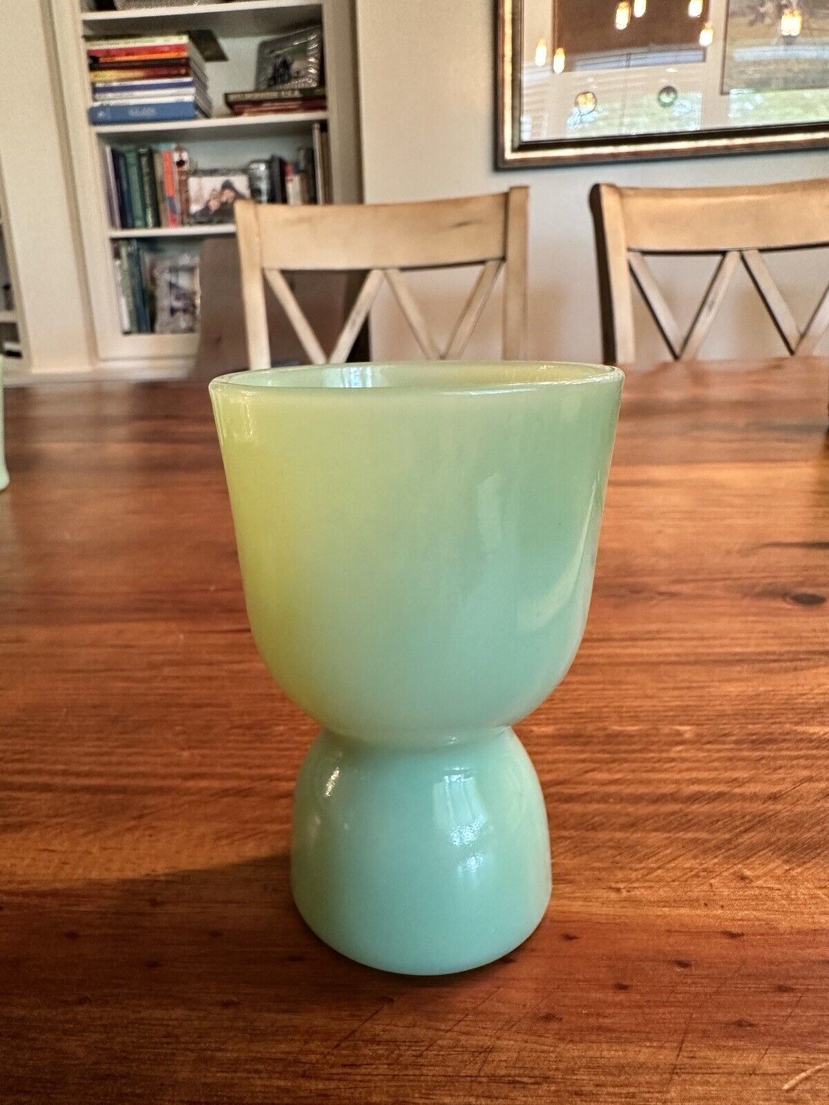 Vintage Fire King Jadeite Original Double Sided Egg Cup 1940’s – 1950’s