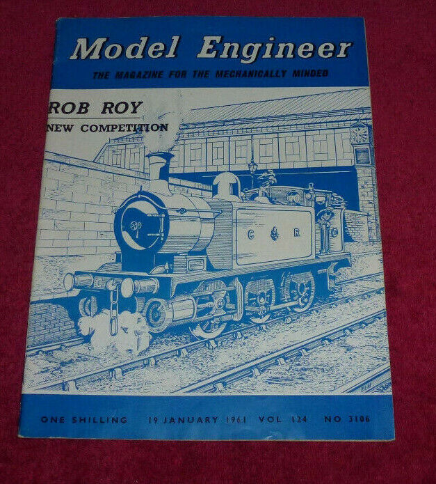 Model Engineer Magazine January 1961 Rob Roy Competition 