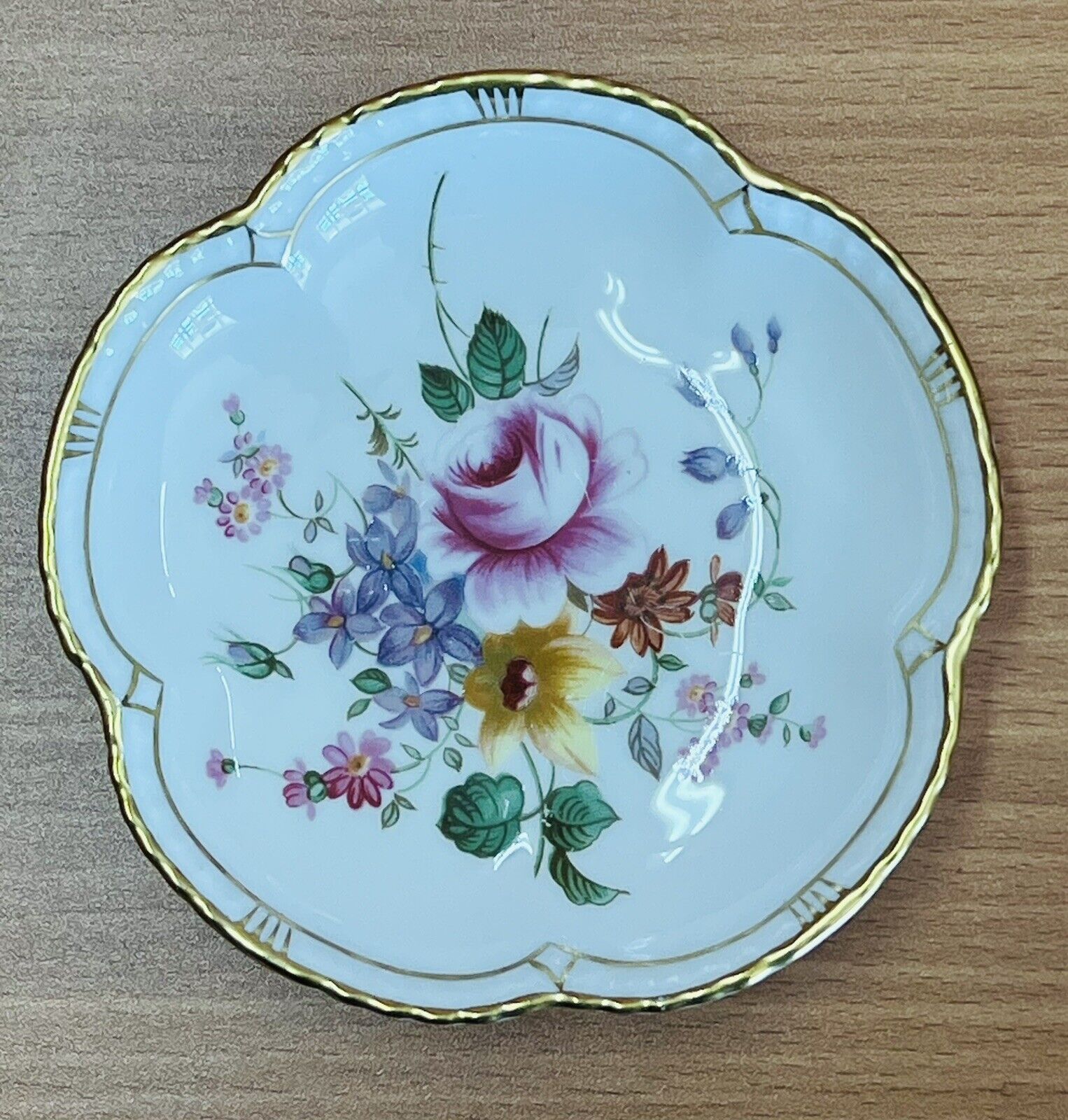 VTG -1972  Royal Crown Derby Posies Decorative Collectible Bone China Plate 4.5\