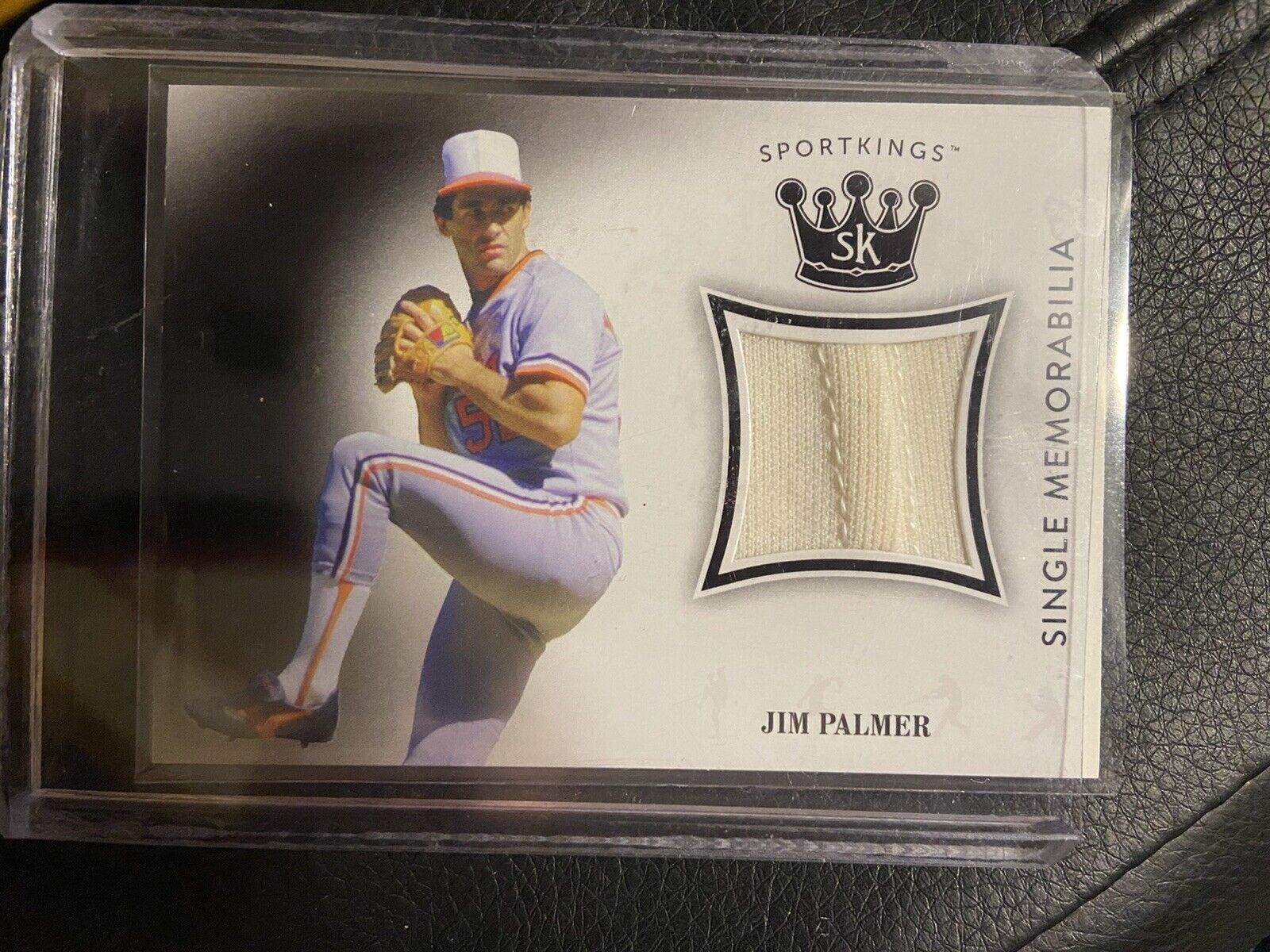 Jim Palmer Sportkings Game Used Jersey Card
