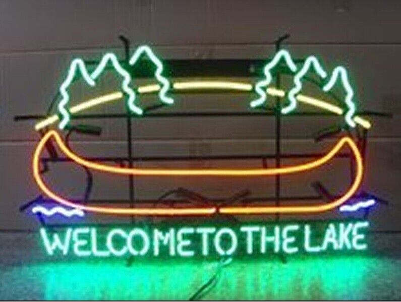 New Welcome To The Lake Neon Light Sign 24