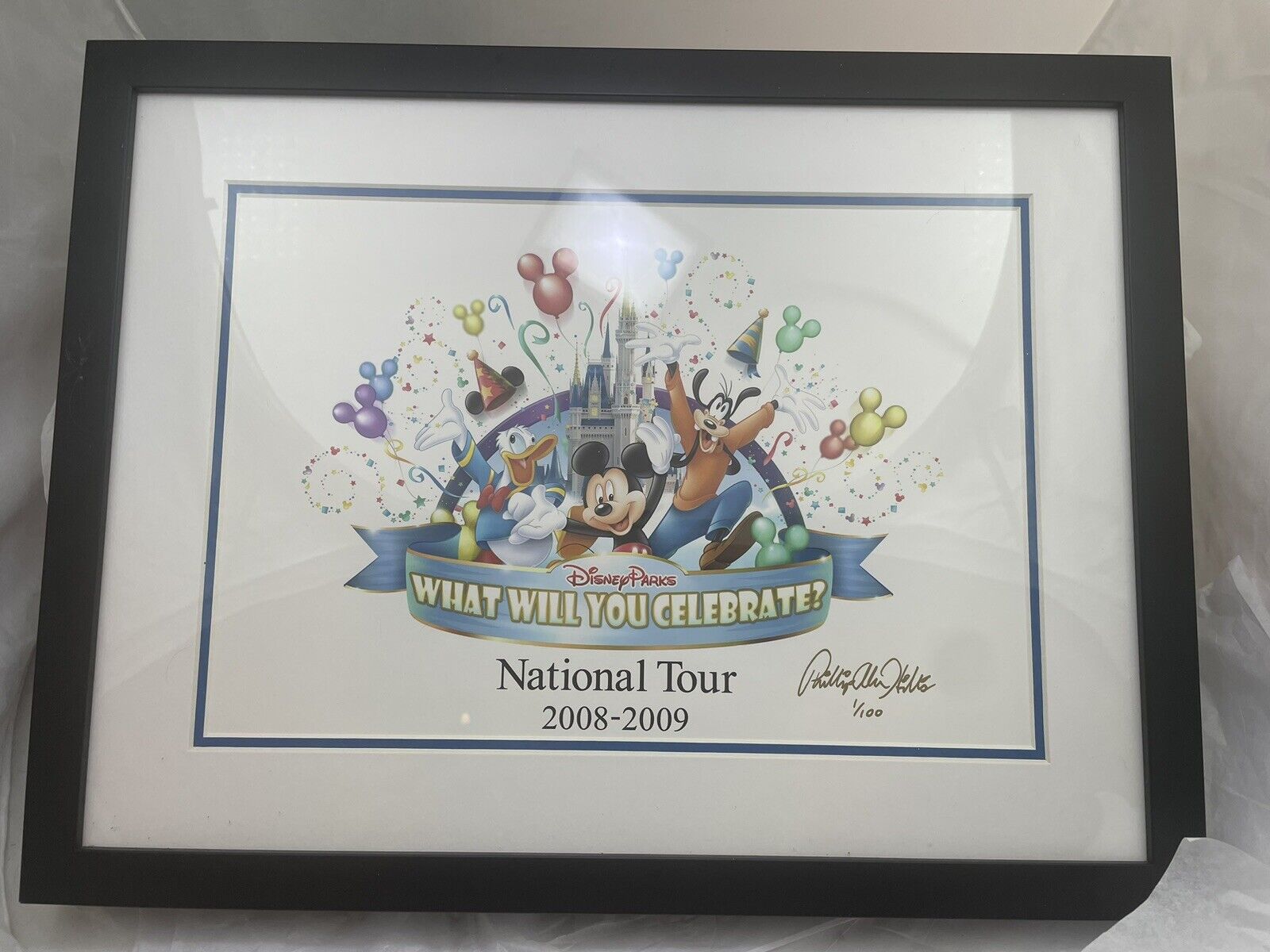 2008-2009  RARE Disney Parks What Will You Celebrate National Tour Number 1/100