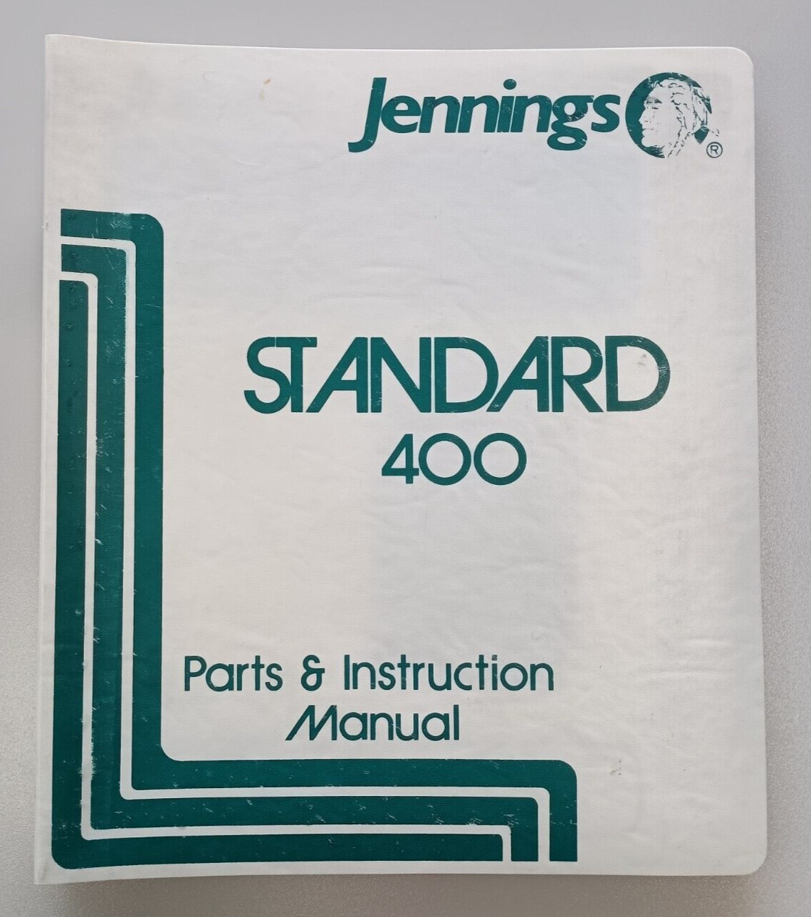 Jennings Standard 400 Slot Machine Manual (Original)