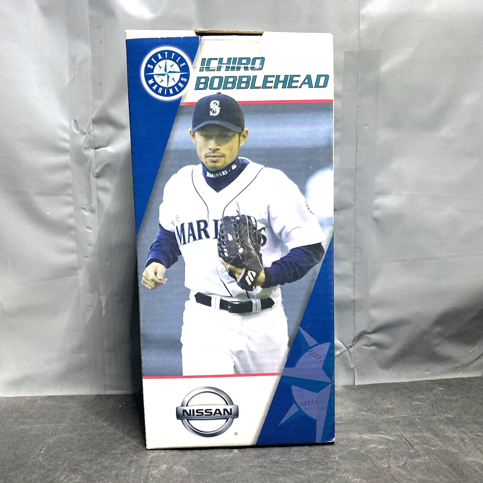 Seattle Mariners MLB Ichiro Retired Limited Edition Bobblehead Nissan Rare 2003