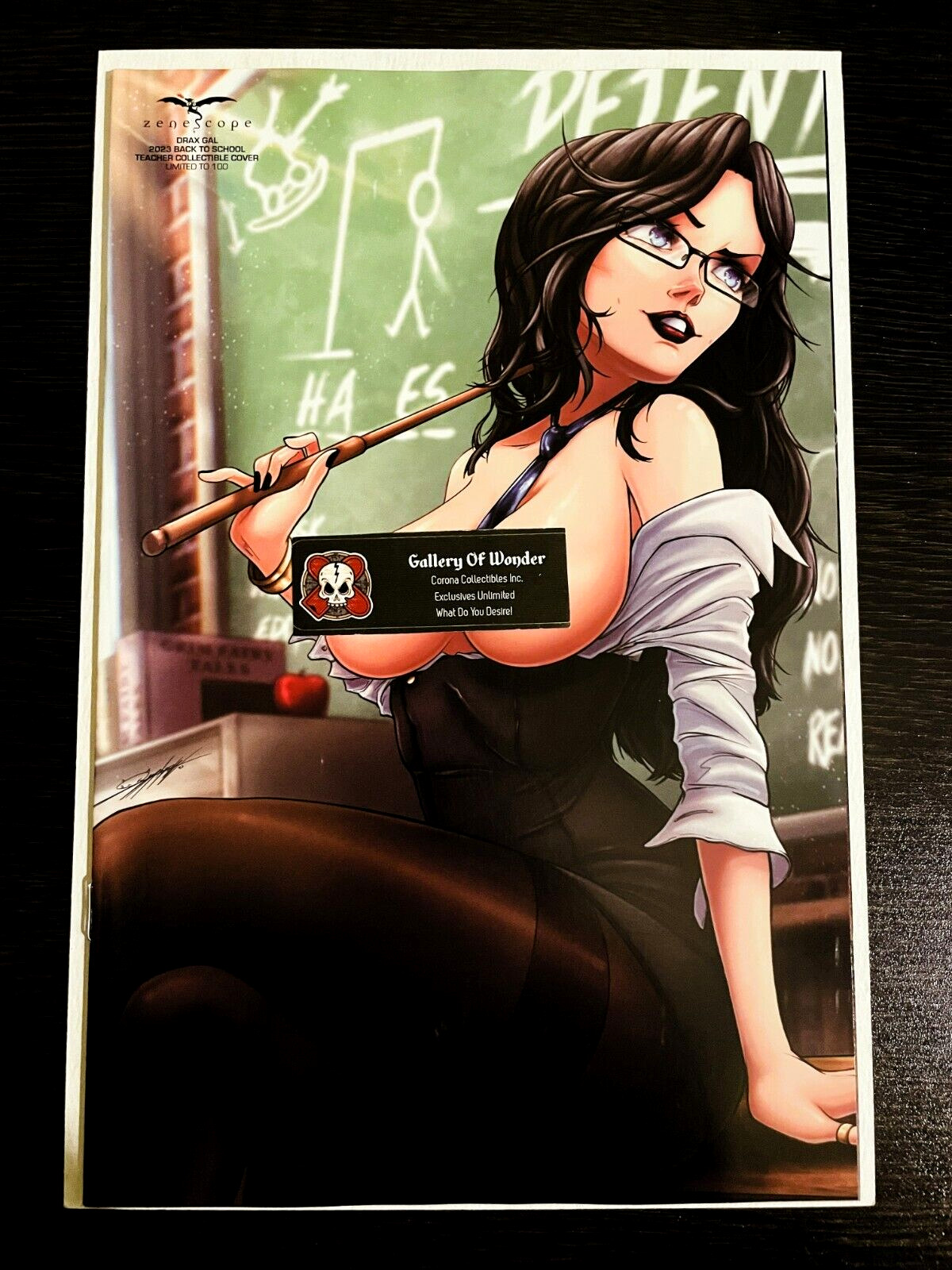 ZENESCOPE #1 BACK TO SCHOOL DRAX GAL EXCLUSIVE Z-RATED COVER LTD 100 NM+