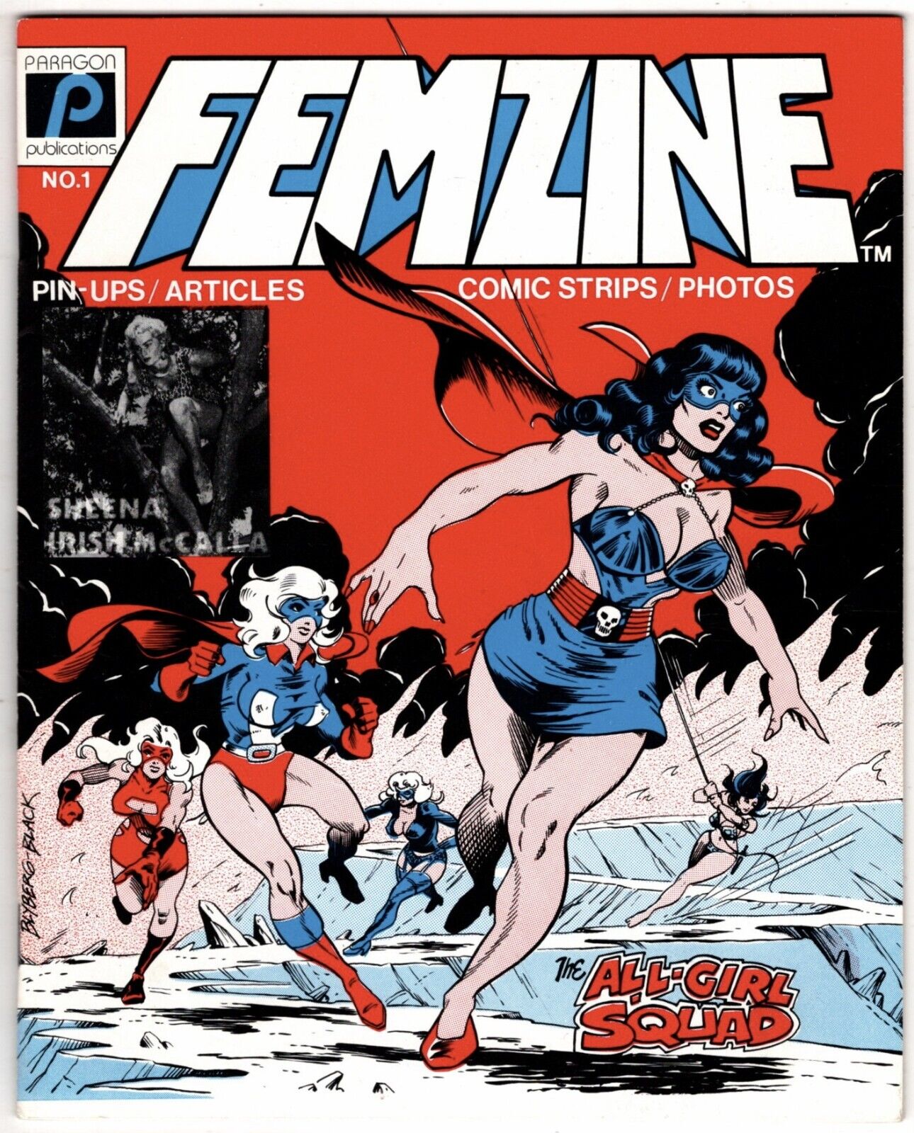 FEMZINE, No 1, 1981, Paragon Publications VERY RARE in this condition.