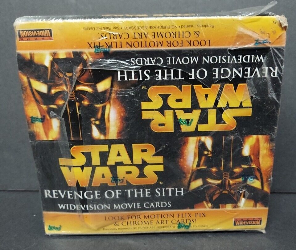 2005 Topps Star Wars Revenge Of The Sith Widevision Cards RETAIL Box Sealed