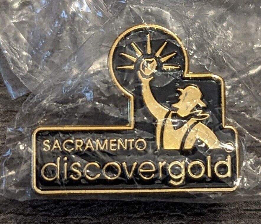 Sacramento Discover Gold Home Of The California Gold Rush New Lapel Pin